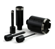 Алмазні спечені коронки для граніту, каменю, бетону, пісковику