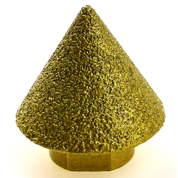 Алмазна конусна фреза 2-38 мм М14 h42 мм