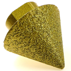 Алмазна конусна фреза 2-38 мм М14 h42 мм