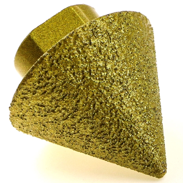 Алмазна конусна фреза 2-38 мм М14 h42 мм