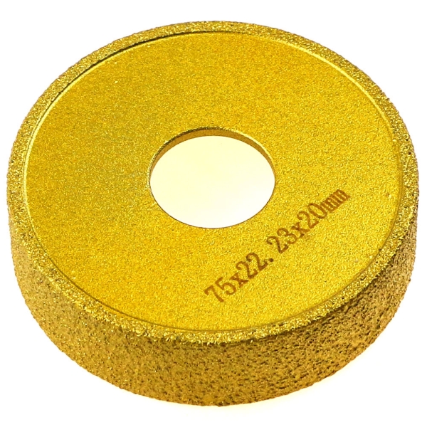 Алмазна профільна п-подібна фреза 75*20*22.23 мм