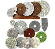 Алмазні гнучкі шліфувальні круги черепашки Stonecraft