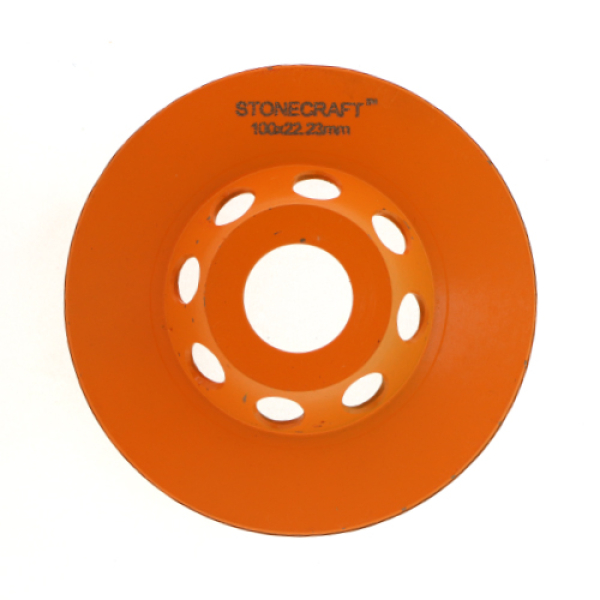 Чашка шліфувальна турбо 100 мм, 22,23 мм. Средня шліфовка.