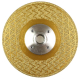 Алмазний диск двосторонній вакуумного напилення 125 мм М14 (трикутники)