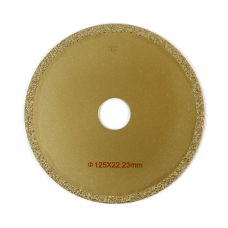 Алмазный диск вакуумного напыления d 125*5*22.23 мм