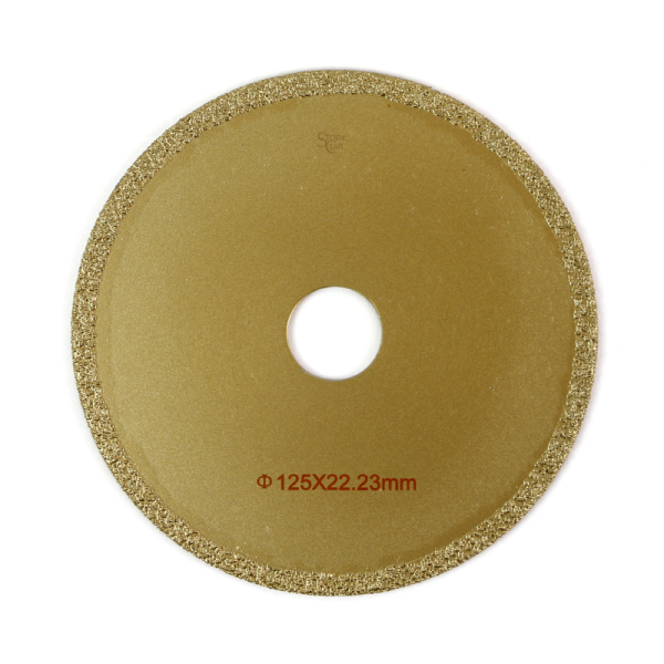 Алмазний диск вакуумного напилення d 125*5*22.23 мм