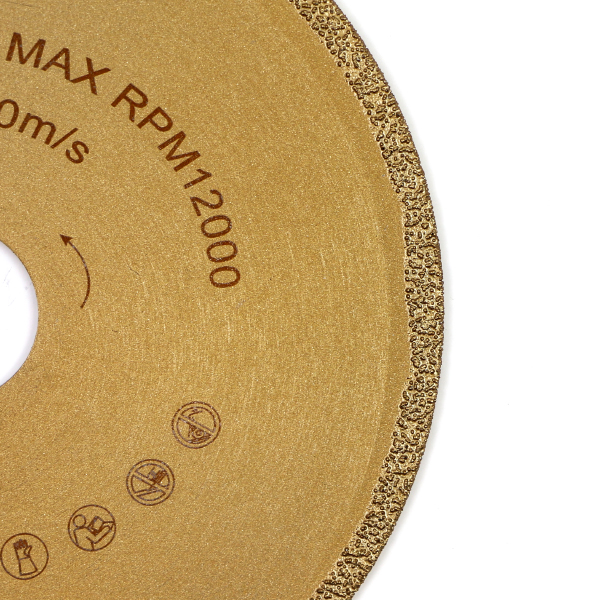 Алмазный диск вакуумного напыления d 125*4*22.23 мм