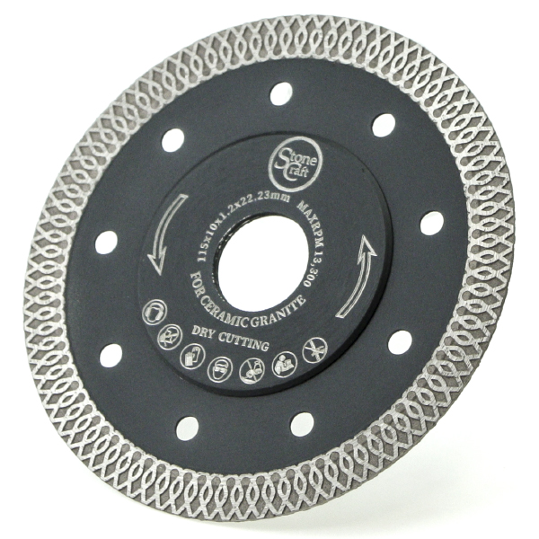 Алмазний диск для різання керамограніту 115x1.2 Х-турбо