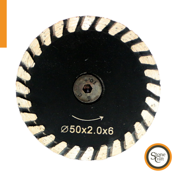 Алмазний міні диск d 50 мм на хвостовику d 6 мм