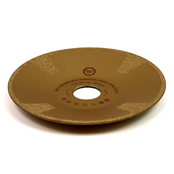 Сферический алмазный вакуумный диск d 125*22.23 для мрамора