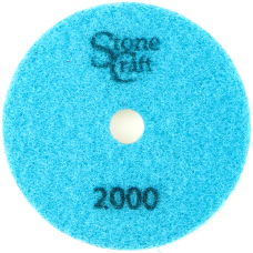 Алмазний спонж для  натурального та штучного каменю, d 100 мм , №2000