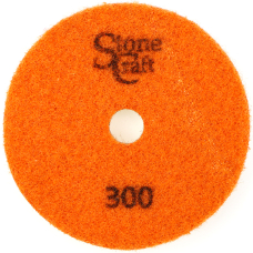 Алмазний спонж для натурального та штучного каменю, d 100 мм, № 300