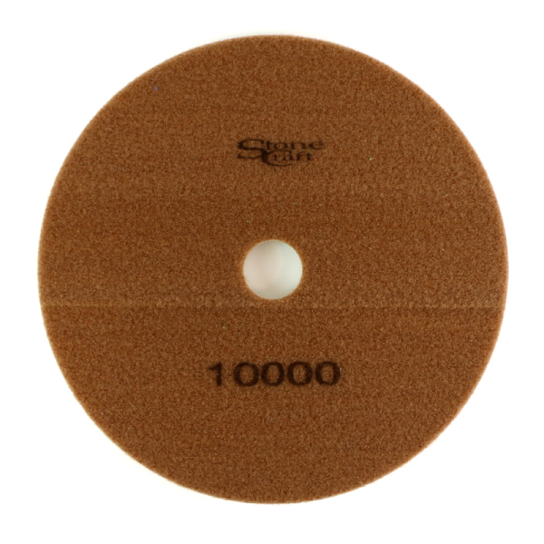 Алмазний спонж для натурального та штучного каменю d 125 мм, № 10000