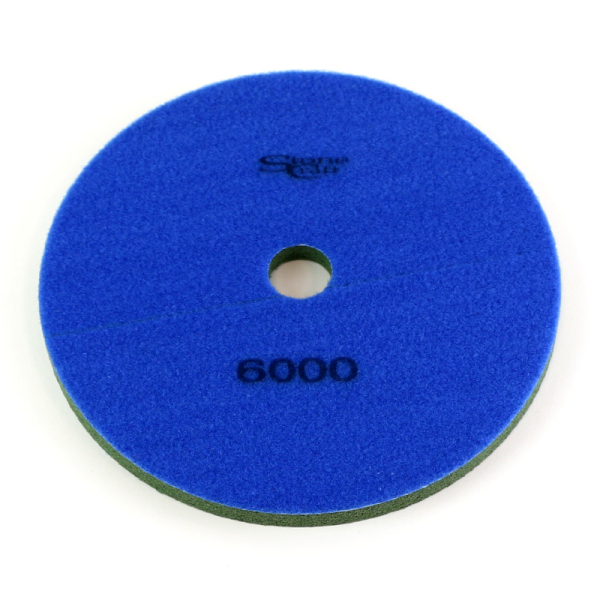 Алмазный спонж для натурального и искусственного камня d 125 мм,  № 6000