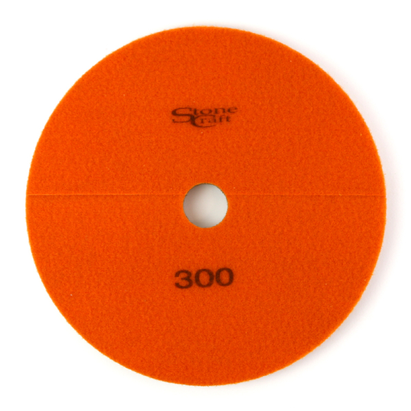 Алмазний спонж для натурального та штучного каменю, d 125 мм, № 300