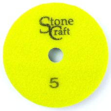 Алмазний спонж із кристалізатором для мармуру, d 100 мм, № 5