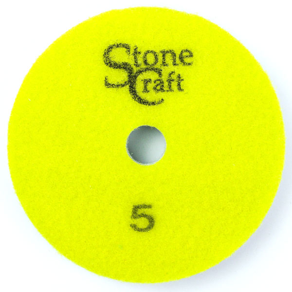 Алмазний спонж із кристалізатором для мармуру, d 100 мм, № 5