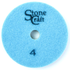 Алмазний спонж із кристалізатором для мармуру, d 100 мм, № 4