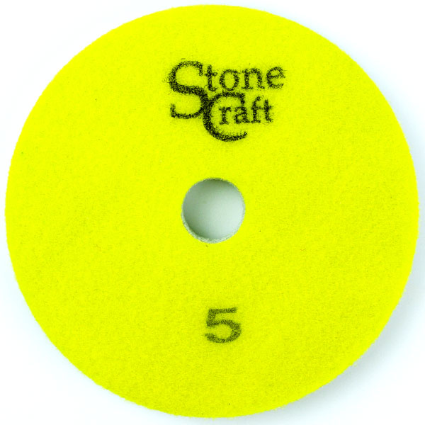Алмазний спонж із кристалізатором для мармуру, d 125 мм, № 5