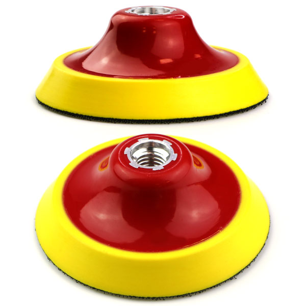 Пластиковый держатель d100 мм M14 (жёлтый) с демпфером 