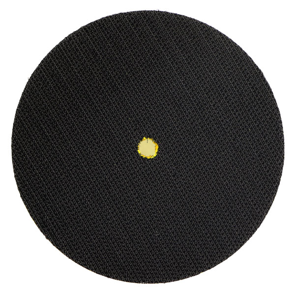 Пластиковый держатель d100 мм M14 (жёлтый) с демпфером 