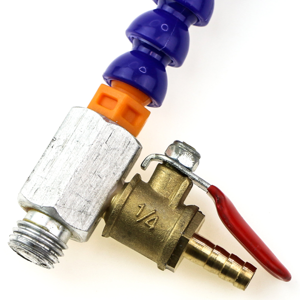 Фітинг різьблення М14 латунний ніпель з краном