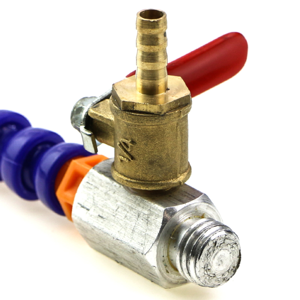 Фітинг різьблення М14 латунний ніпель з краном