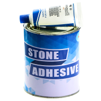  Клей для каменю поліефірний, Колір білий, 1 кг.