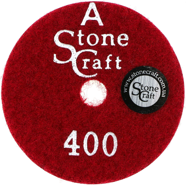 Алмазний шліфкруг Stonecraft № 400  кл А d 80 mm