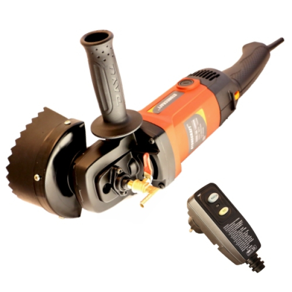 Угловая шлифмашина с центральной подачей воды