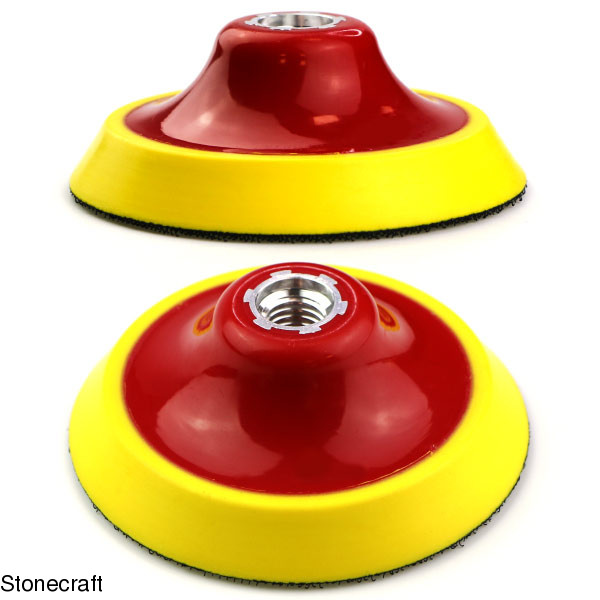 Тримач пластик d 100 мм  М14 жовтий