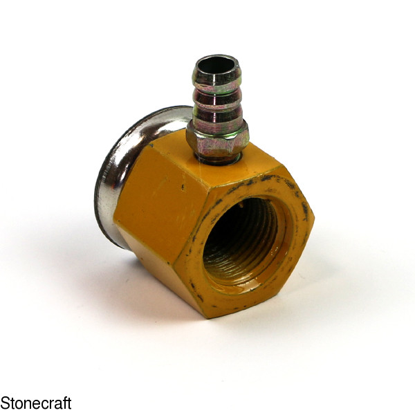 Неодімовий магніт з ніпелем 10 мм для кріплення фітінгу з різьбленням 1/2