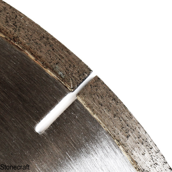 Алмазна пила d 350*3.2*10*60 для кварцевого агломерату вузький слот