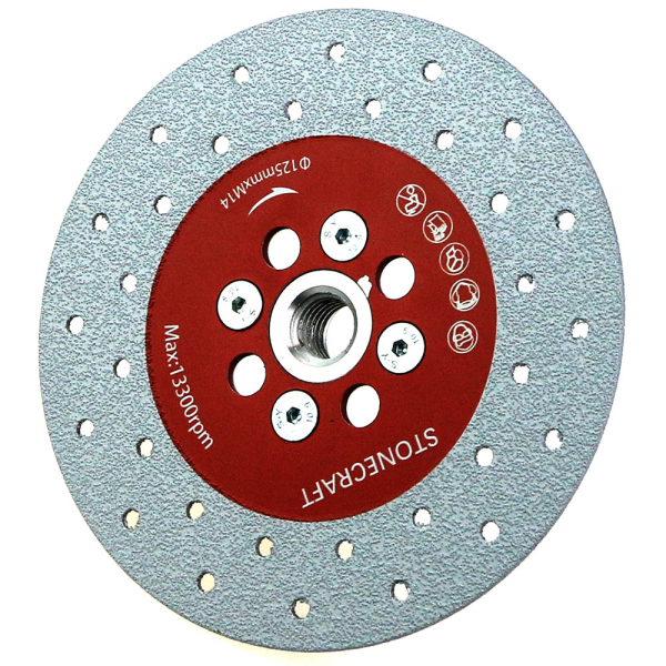 Алмазний диск для різки та шліфовки 125*2.1*25 М14 двосторонній