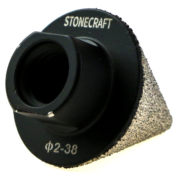 Алмазна конусна фреза 2-38 мм М14