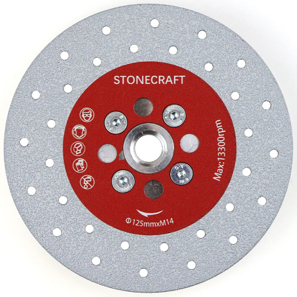 Алмазний диск для різки та шліфовки 125*2.1*25 М14 двосторонній