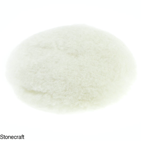 Вовняна шубка для полірування 75 мм велкро