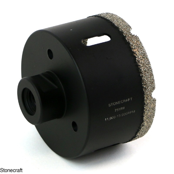 Алмазна коронка d 75 mm х М14 для керамограніту