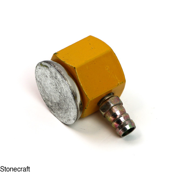 Неодімовий магніт з ніпелем 10 мм для кріплення фітінгу з різьбленням 1/2