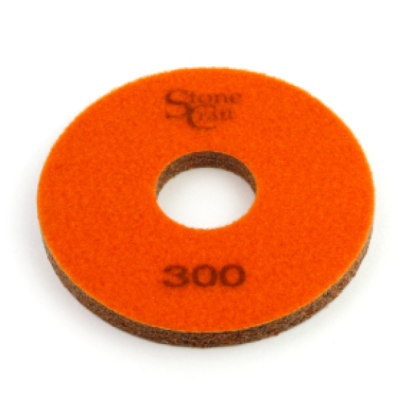 Алмазний спонж для полірування каменю D 150 мм № 300