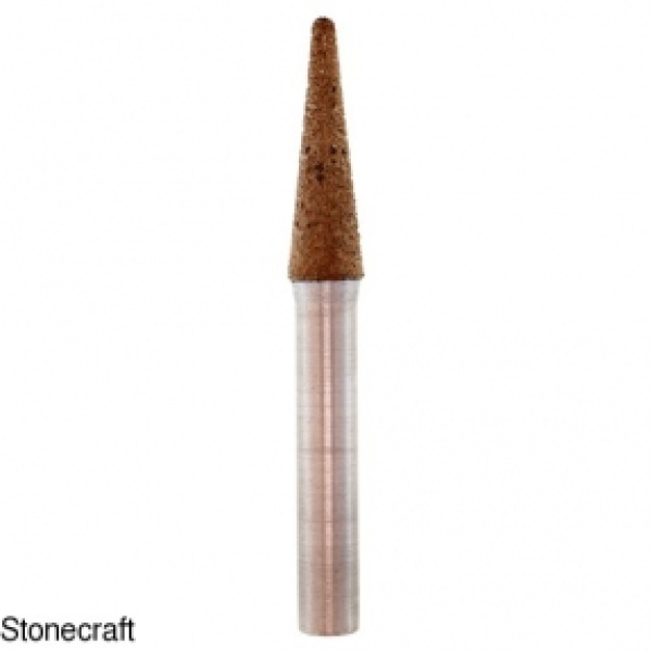 Алмазна конічна фреза d 12 мм вакуумного спікання #1