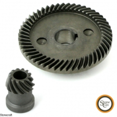 Конический редуктор запчасть  № 13, № 46 шлифмашинки Stonecraft-100-1200Rsd