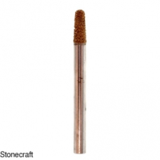 Алмазна конусна фреза d 8 мм вакуумного спікання #9 h 90 мм