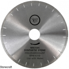 Алмазна пила d 350*3.2*10*60 для кварцевого агломерату вузький слот