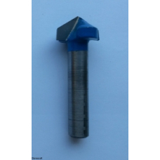 Фреза перьевая твердосплавная 120 град, с хвостовиком  10 мм