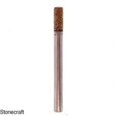 Алмазна фреза d 8 мм вакуумного  спікання #13 h 90 мм.