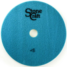 Алмазный спонж кислотник для кристализации мрамора, D 250мм, № 4