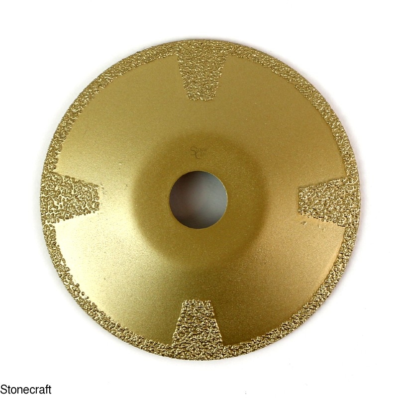 Сферический алмазный вакуумный диск d 125*22.23 для мрамора