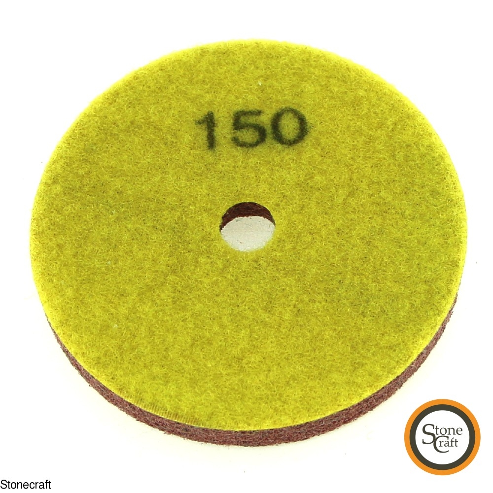 Алмазний спонж для полірування натурального та штучного каменю, D 100 мм , № 150