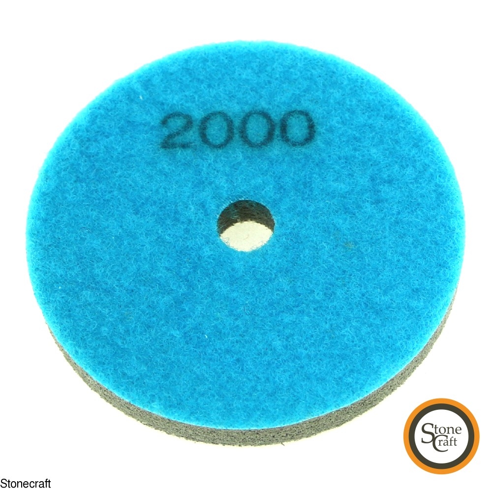 Алмазный спонж для полировки камня D=100 мм, №2000